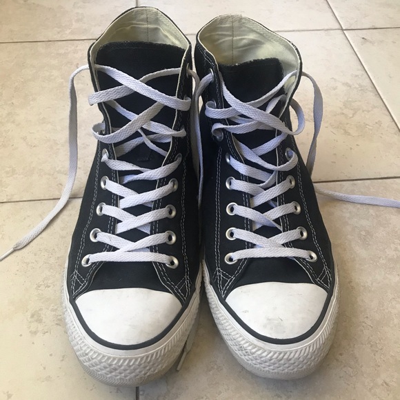 Black Converse Chuck Taylor All star High Top Shoe - Picture 3 of 4